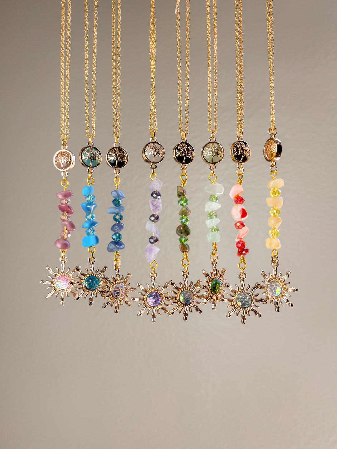 Sun Tree of Life Car Charm