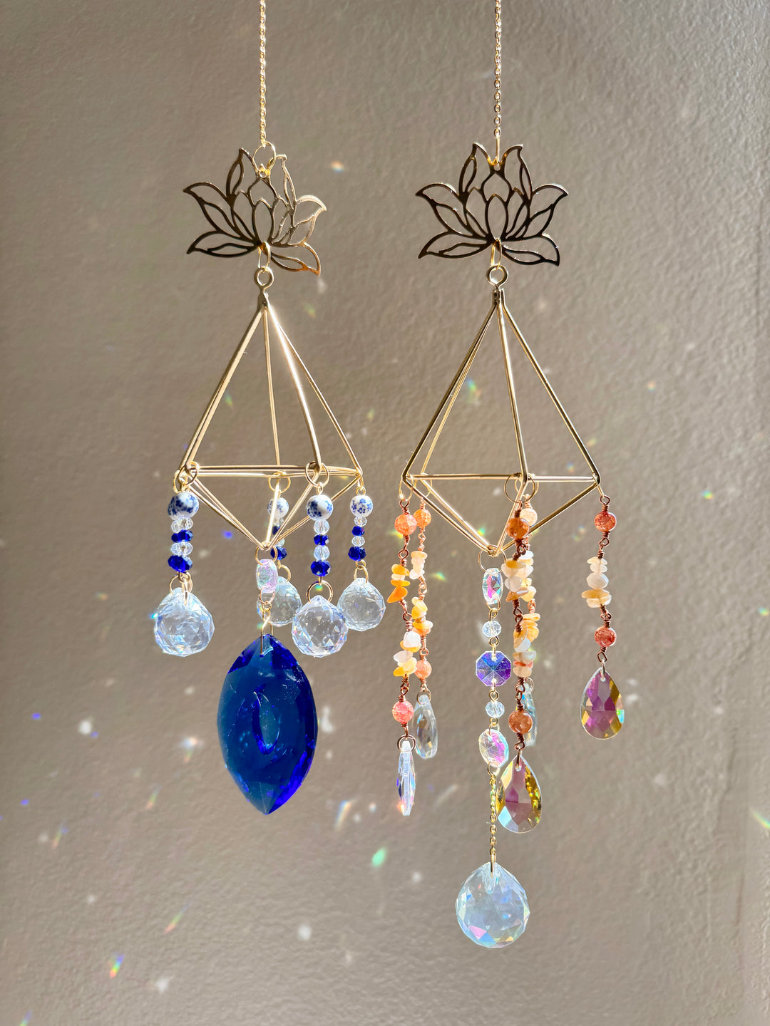 Lotus Geometrical Shape Suncatchers