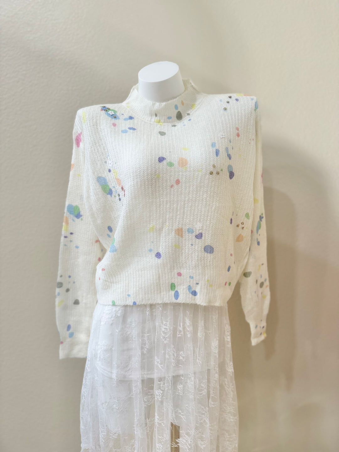 Colorful Graphic Sweater