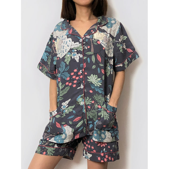 Women's cozy floral loungewear pajama sets