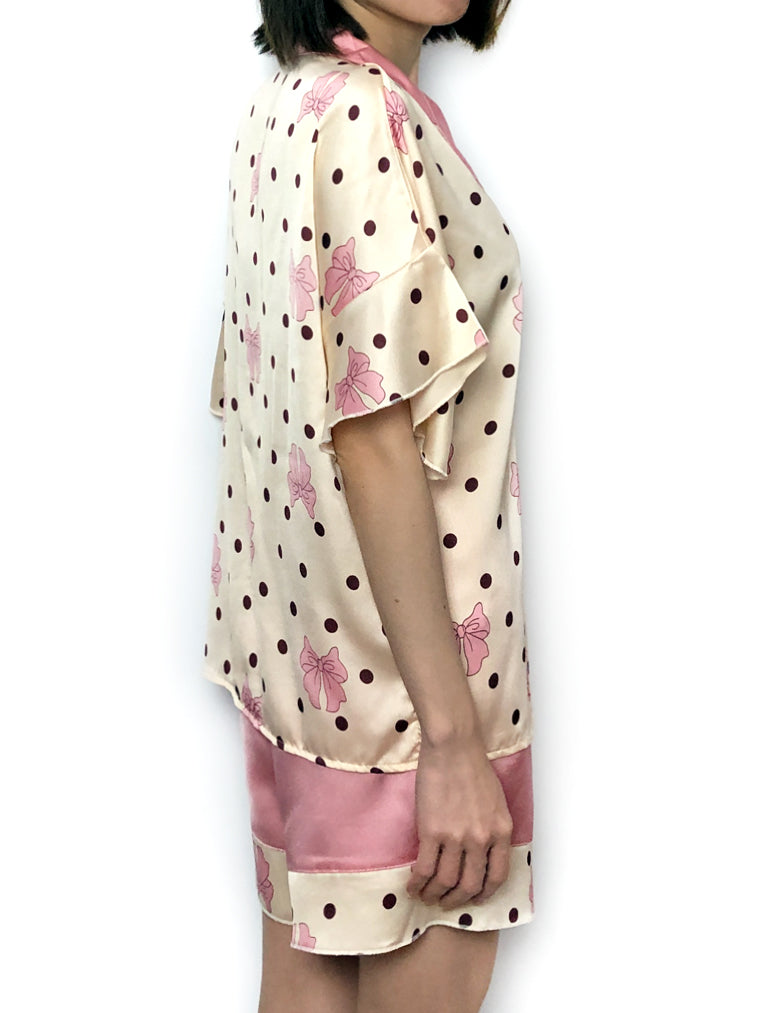 women's soft comfy silky satin pajama set pjs lounge