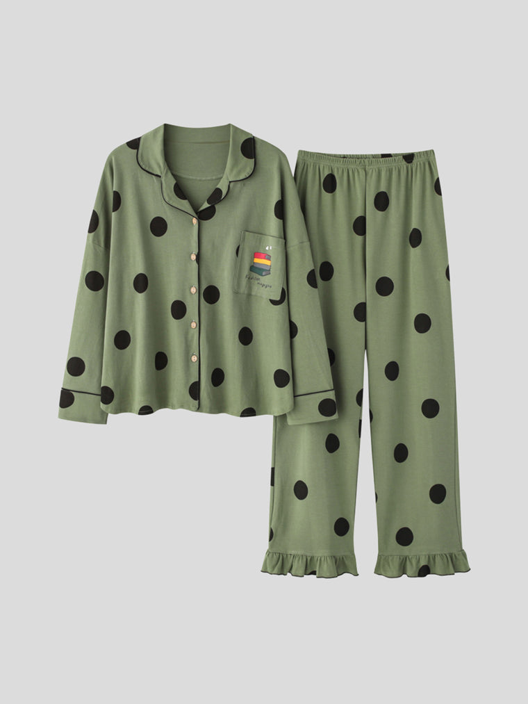 Women's cozy loungewear pajama sets