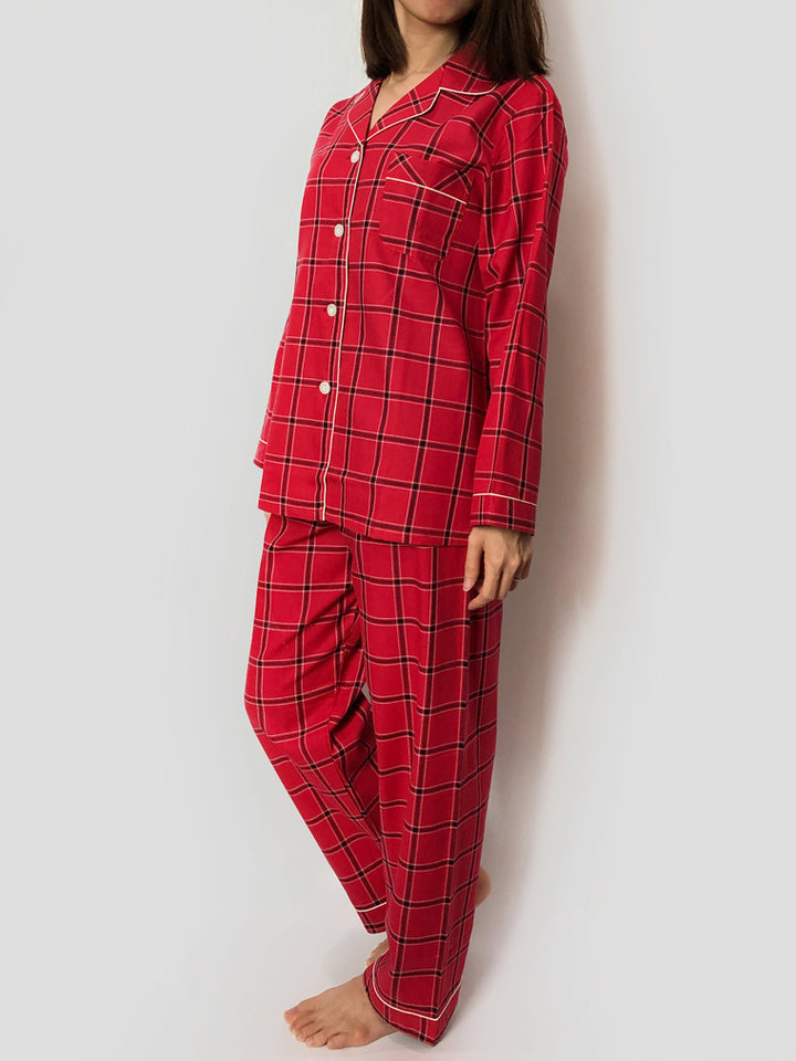 Women's cozy loungewear pajama sets