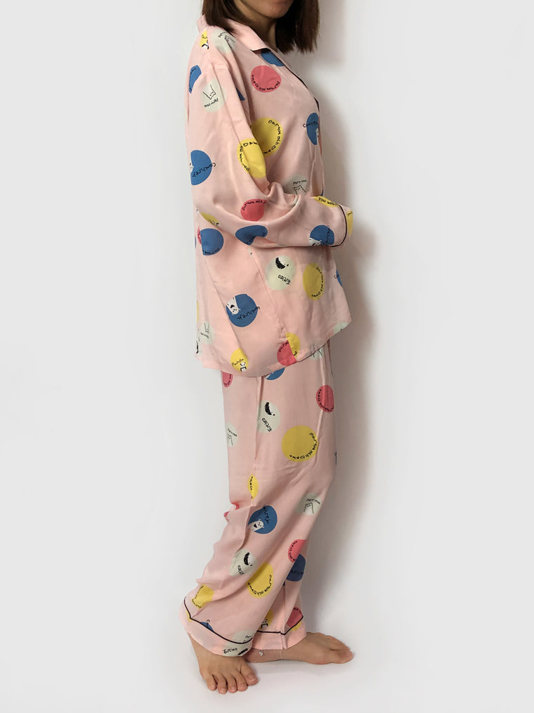 Women's cozy loungewear pajama sets