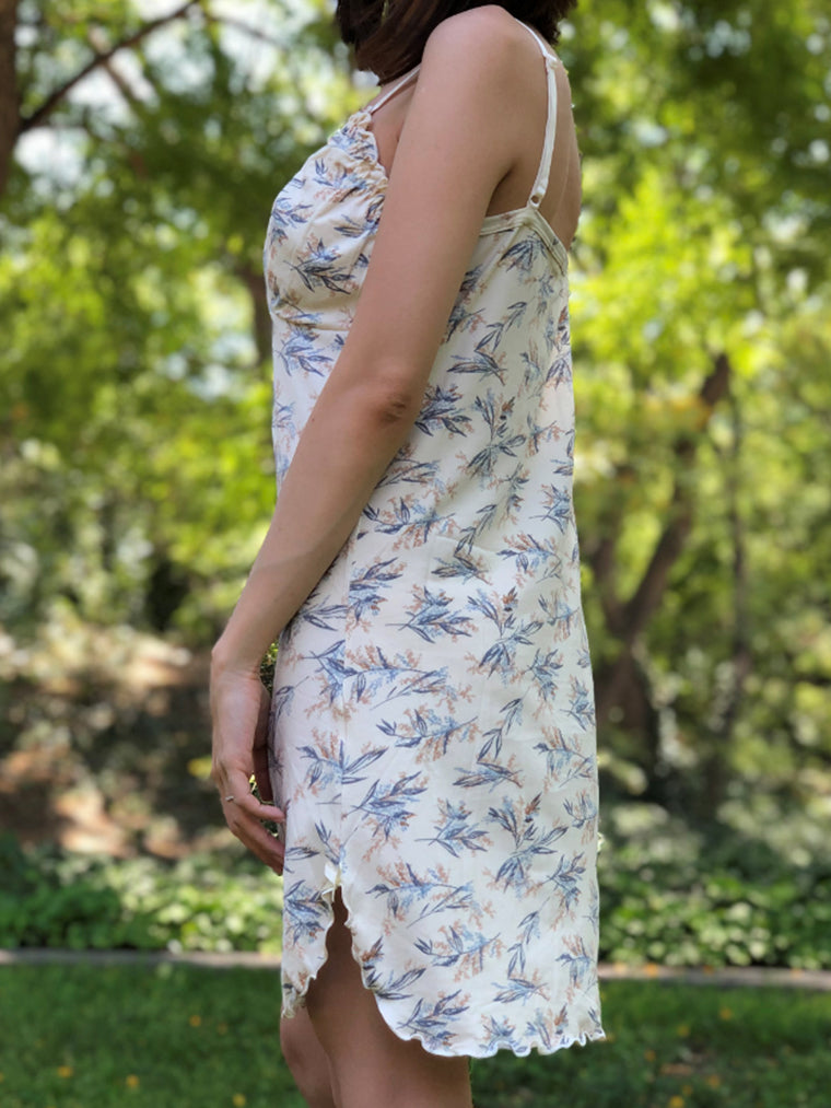 Women's soft comfy pajamas nighty sleep dress