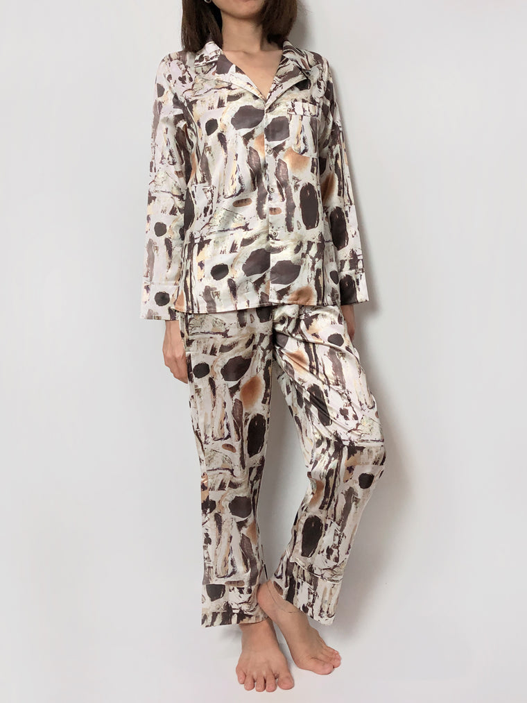 Women's cozy loungewear pajama sets