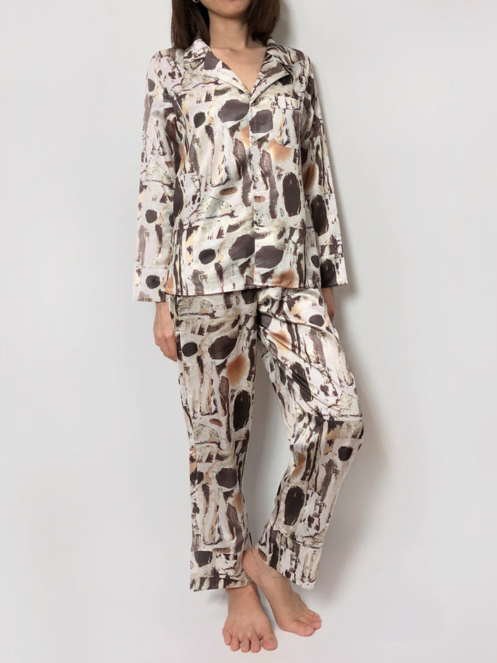 Women's cozy loungewear pajama sets