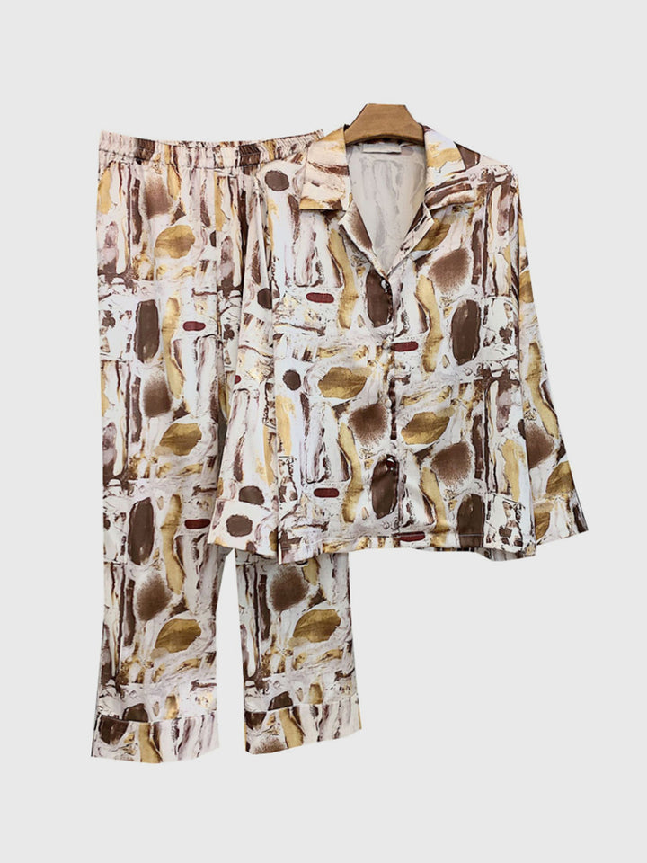 Women's cozy loungewear pajama sets