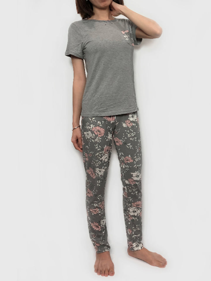 Women's cozy loungewear pajama sets