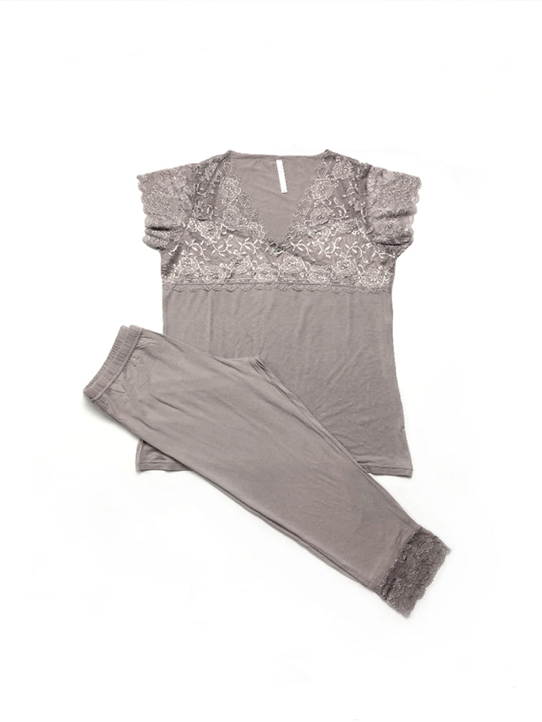 Women's cozy loungewear pajama sets