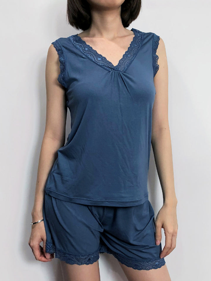 Women's cozy loungewear pajama sets