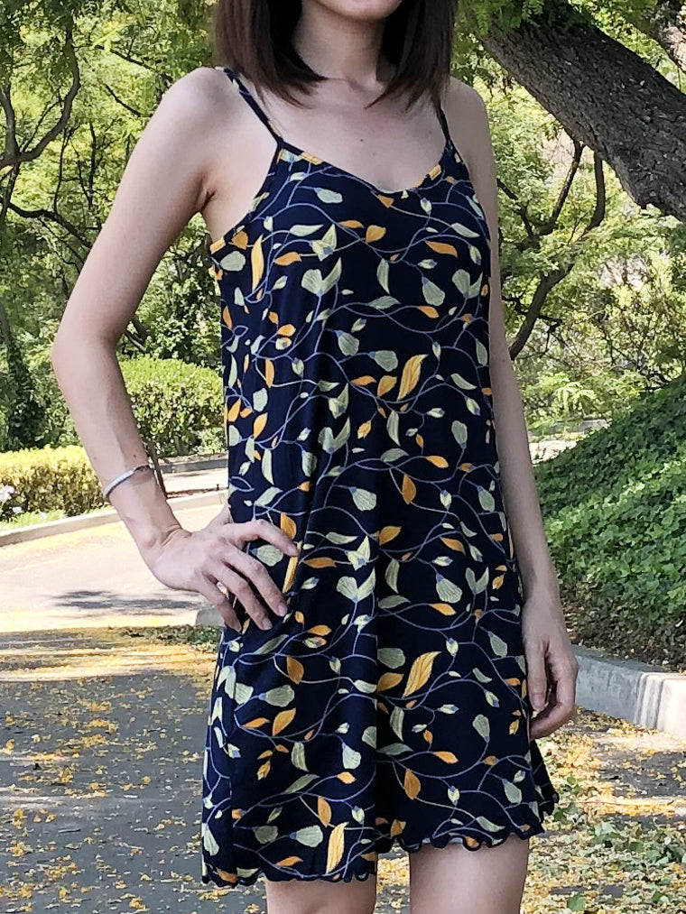 Women's soft comfy pajamas nighty sleep dress