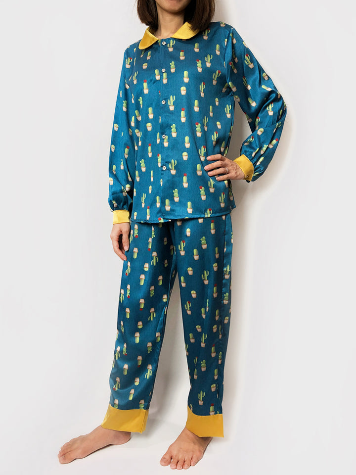 Women's cozy loungewear pajama sets