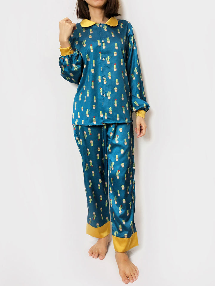 Women's cozy loungewear pajama sets