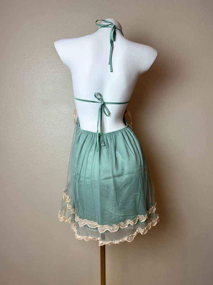 Butterfly Mesh Dress - Back