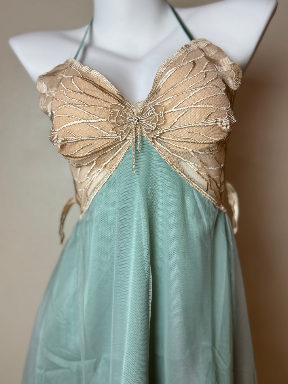 Butterfly Mesh Dress