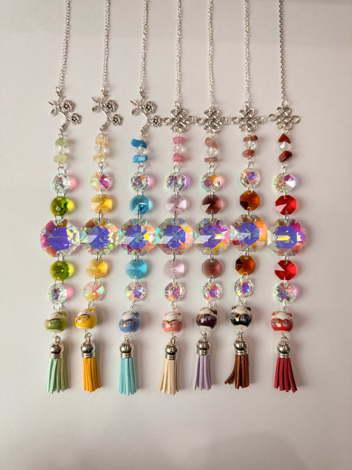 Lucky Cat Suncatcher