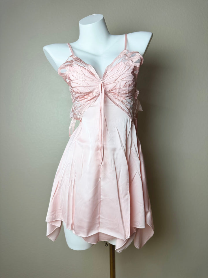 Butterfly Slip - Pink Front