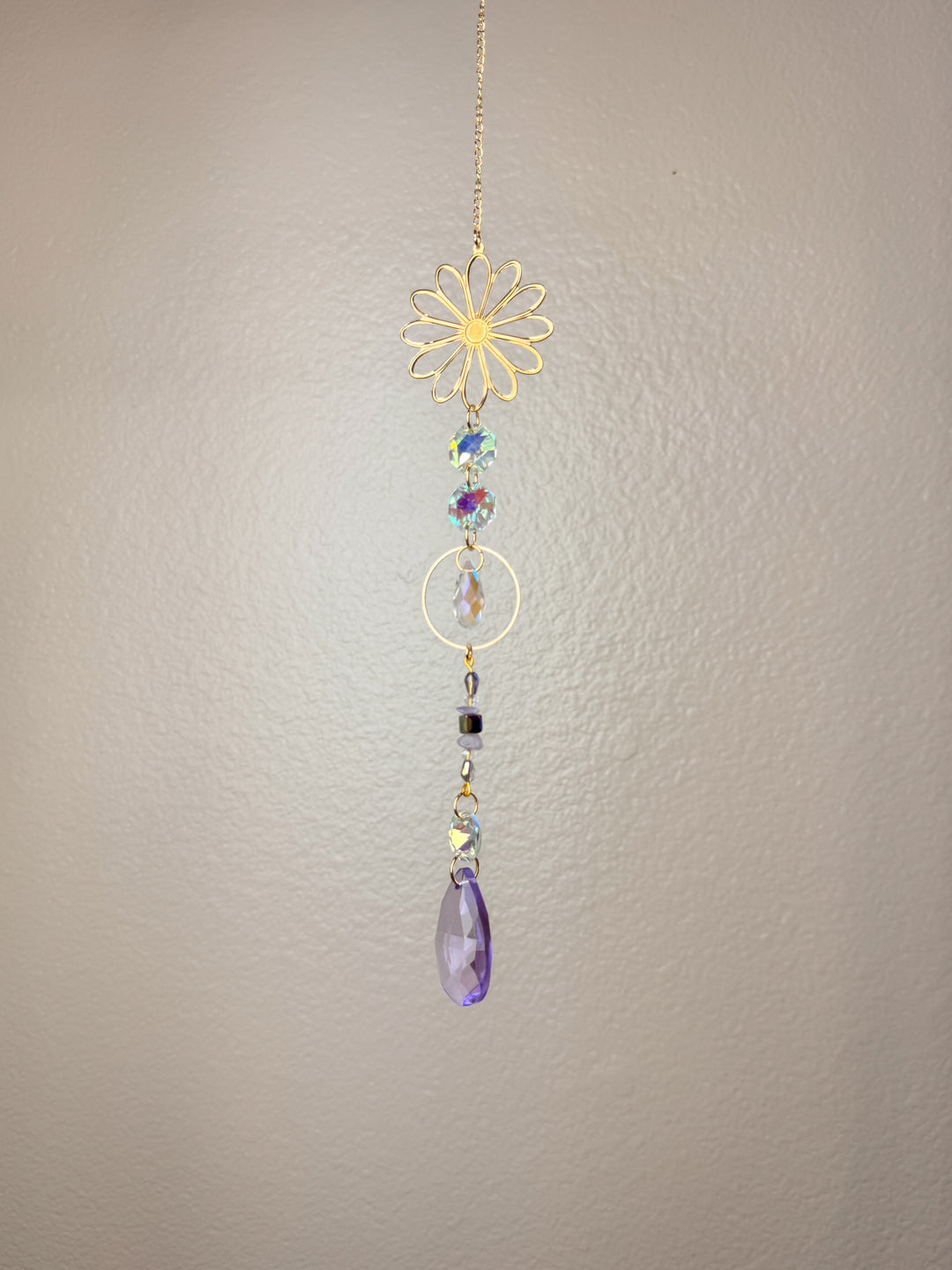 Daisy Crystal Suncatcher