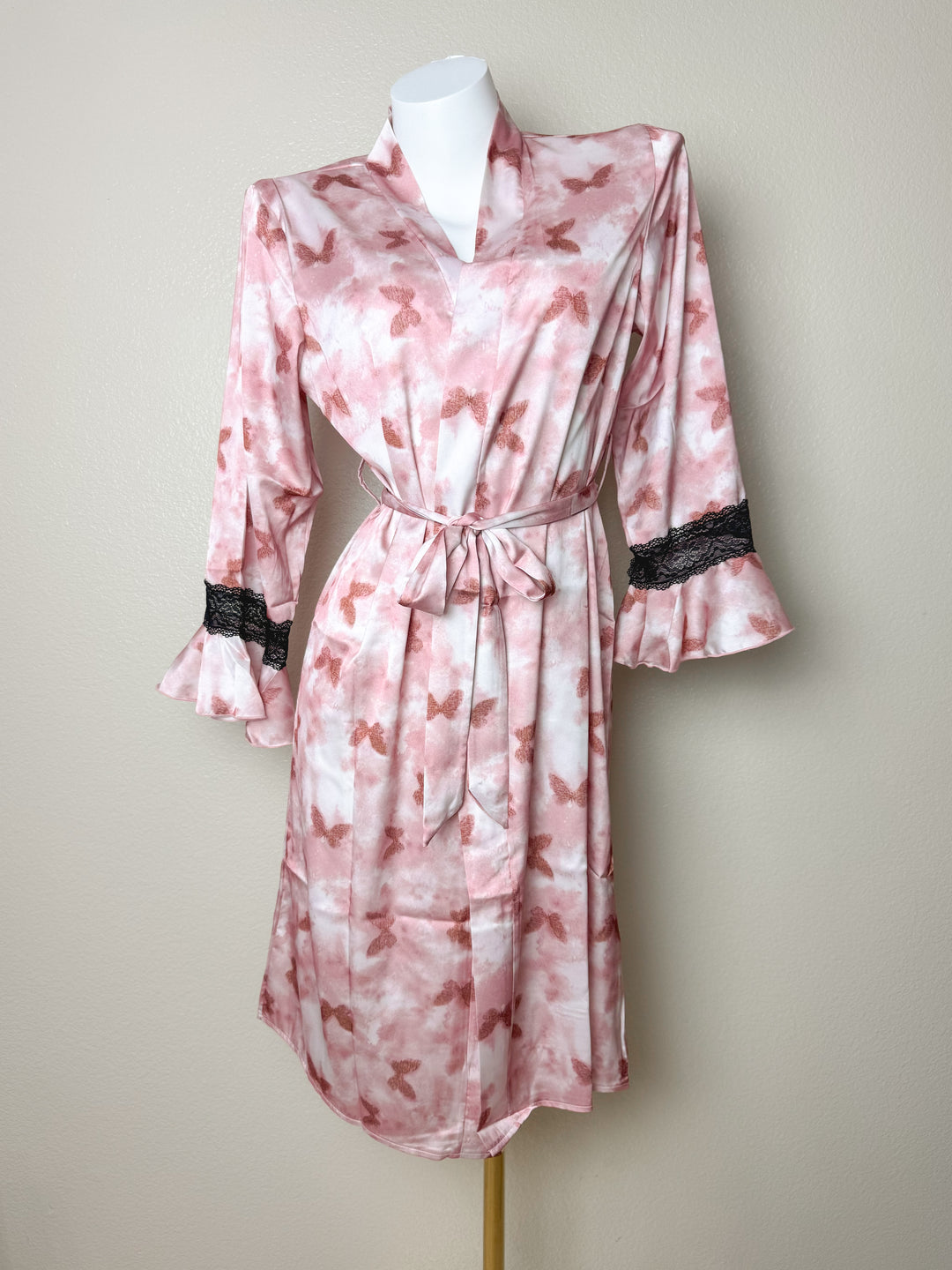 Butterfly Print Robe