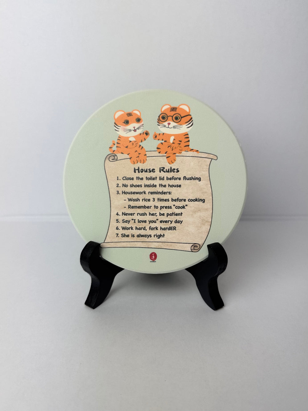 Ceramic Coaster - House Rules