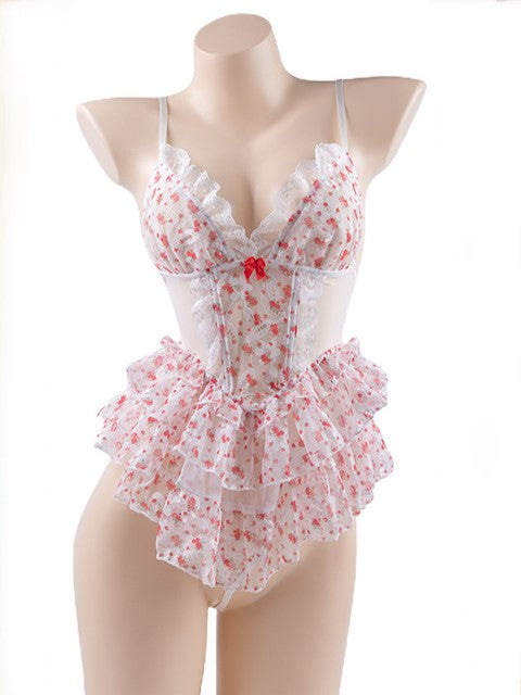 Short Floral Babydoll