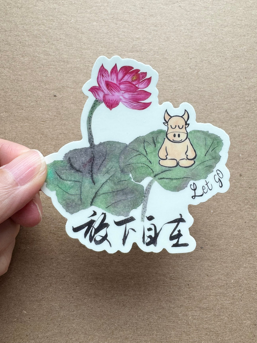 Let Go Sticker