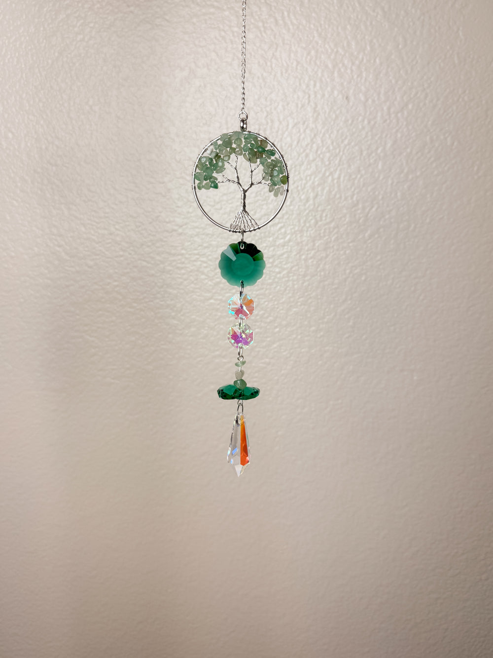 Green Tree of Life Suncatcher