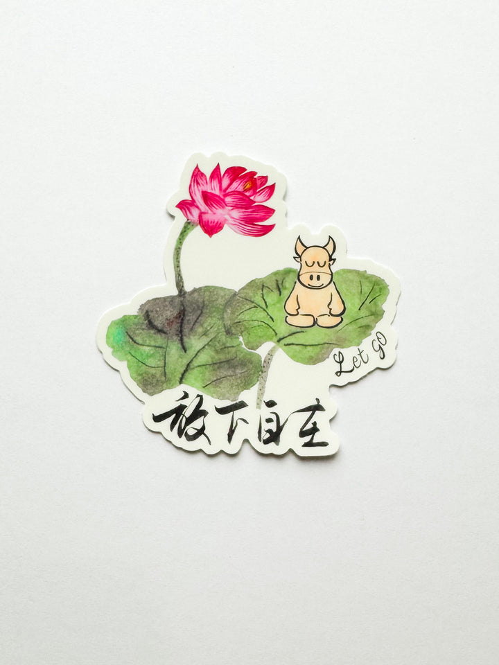 Let Go Sticker