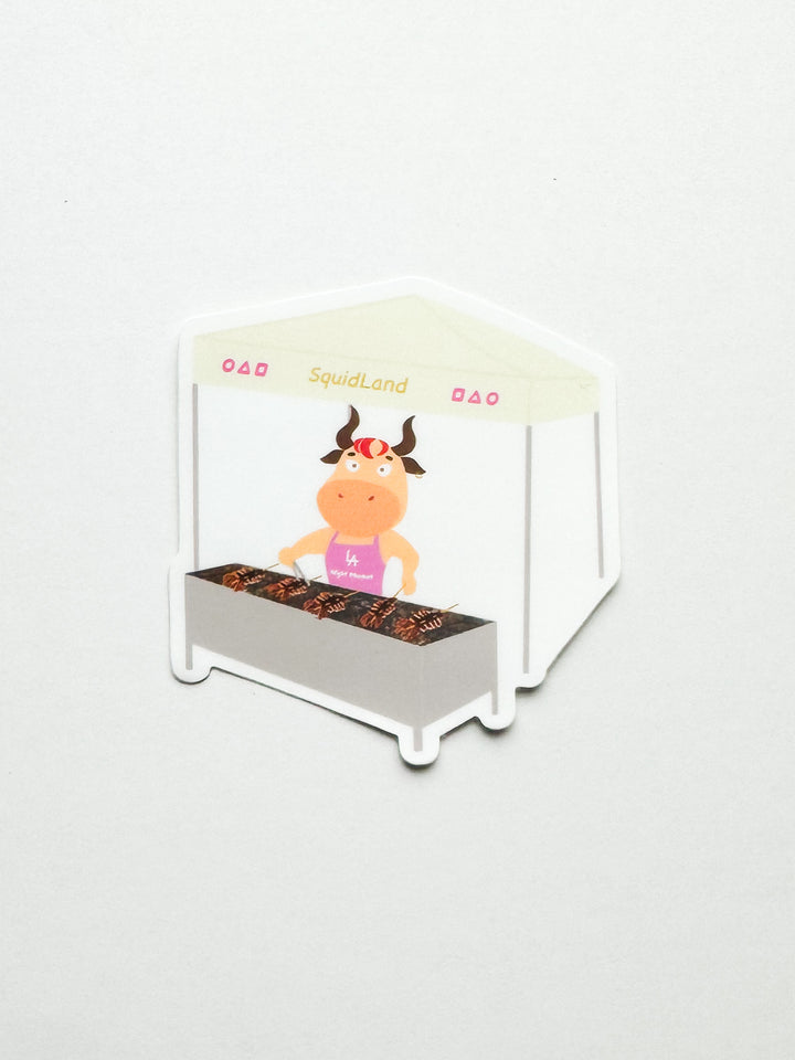 Night Market Vendor Sticker