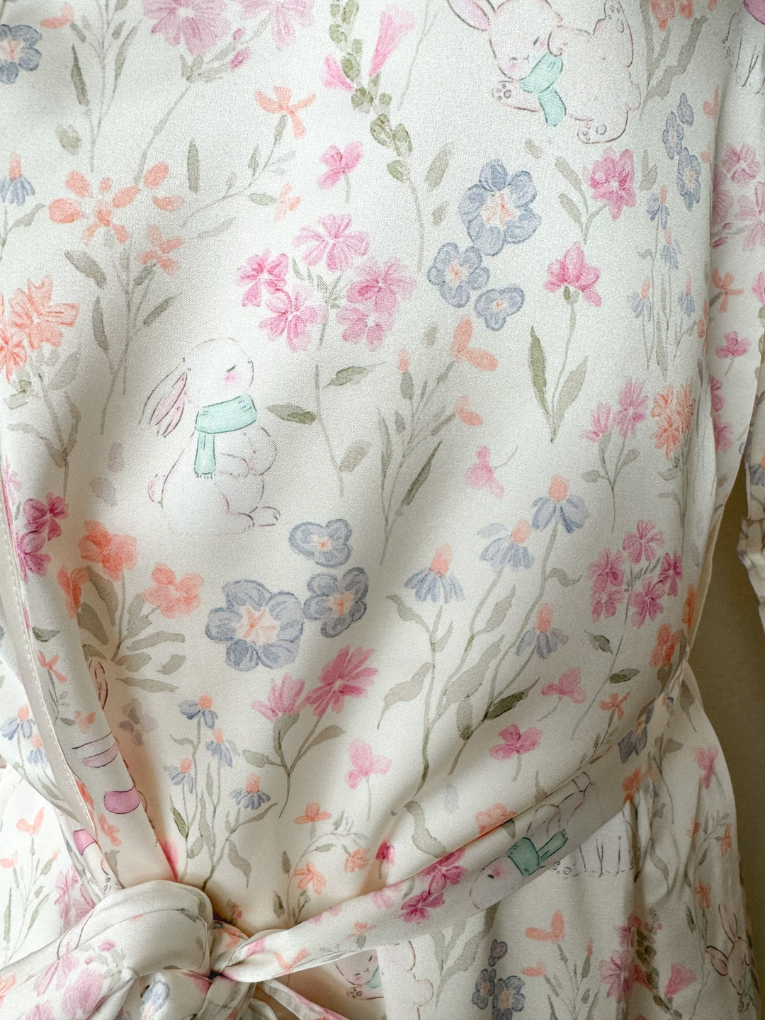 Flounce Floral Robe