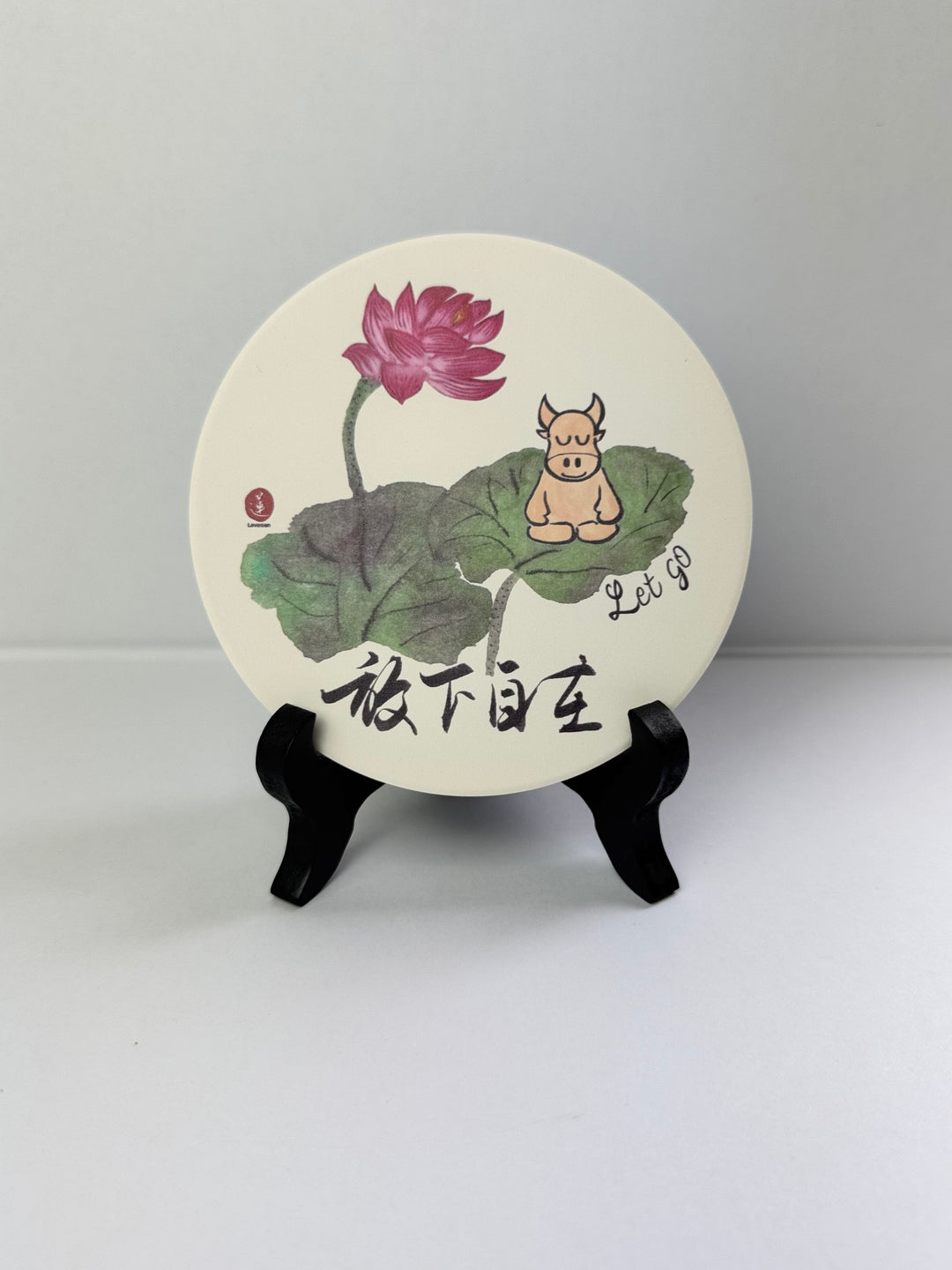 Environmental Friendly Ceramic Coasters - Let Go