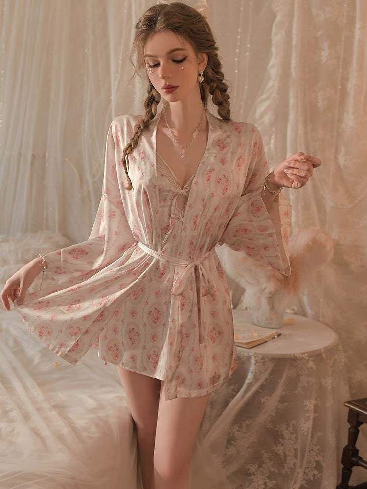 Women's Sexy Lingerie Silky Smooth Soft Mesh Robes Collection