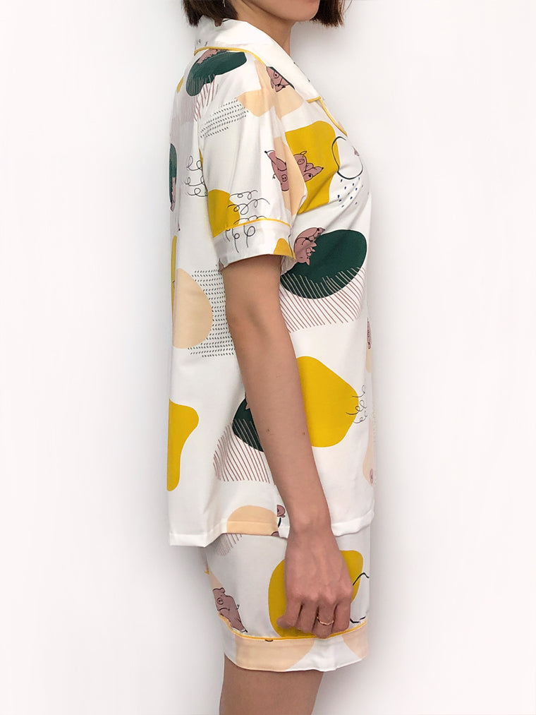 Women's cozy loungewear pajama sets