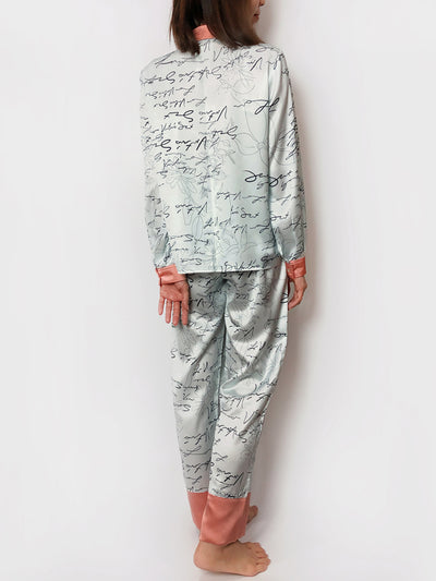 Women's cozy loungewear pajama sets