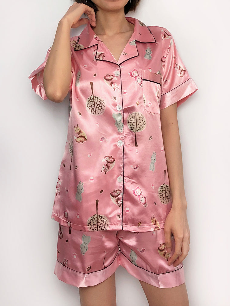 Women's cozy loungewear pajama sets